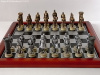 Medieval Warrior Hand Decorated Themed Chess Set - Including Chess Board